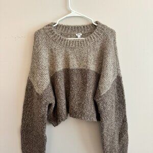 Garage Cropped Knit Sweater